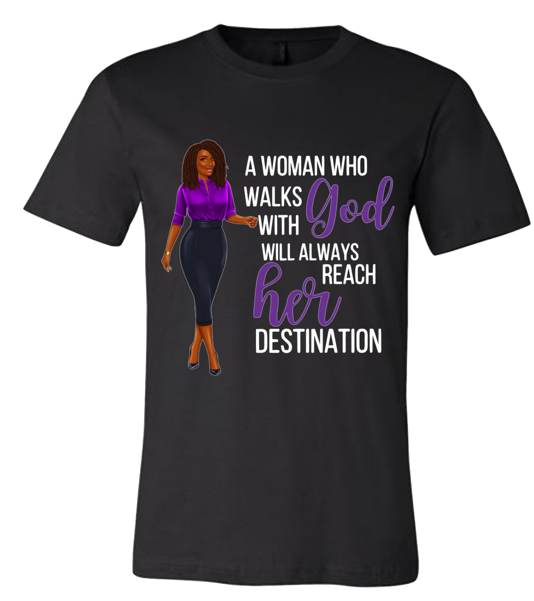 Woman Walking With God